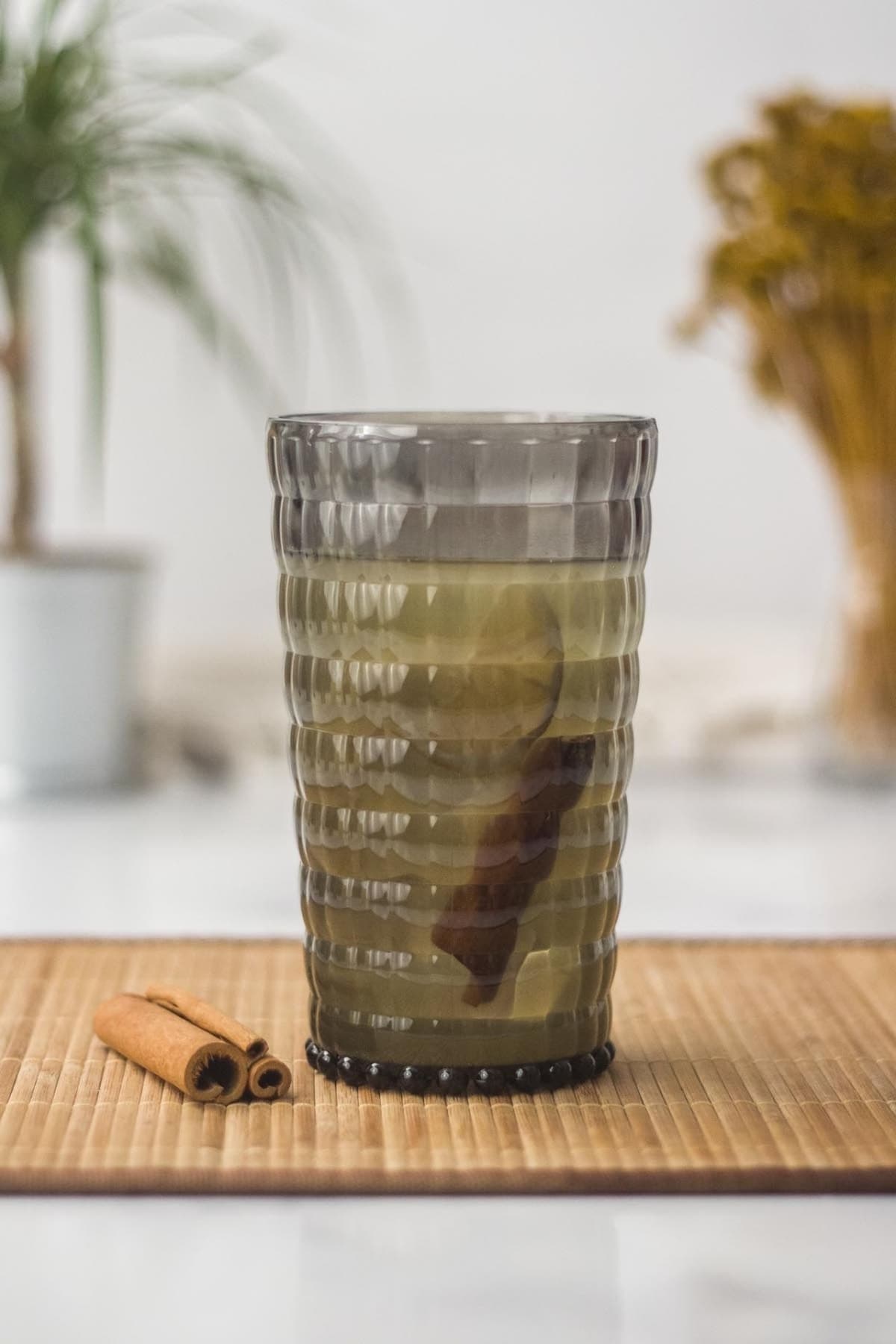 Akrilik Füme 6'lı Uzun Bardak 750 ml Büyük Boy