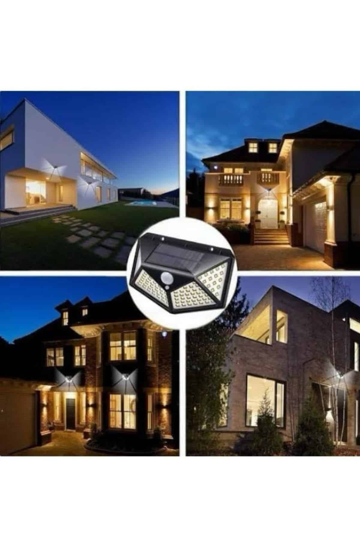 SENSÖRLÜ GÜNEŞ ENERJİLİ DUVAR LAMBASI 5