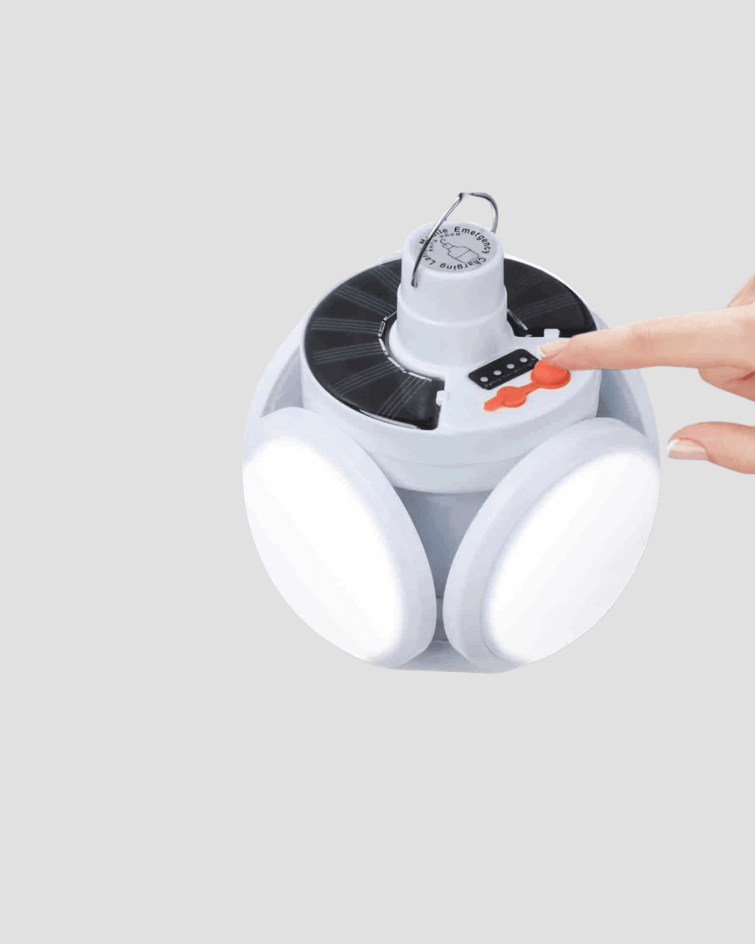 USB ve Solar Şarjlı Katlanabilir 5 Taraflı LED Lamba 6