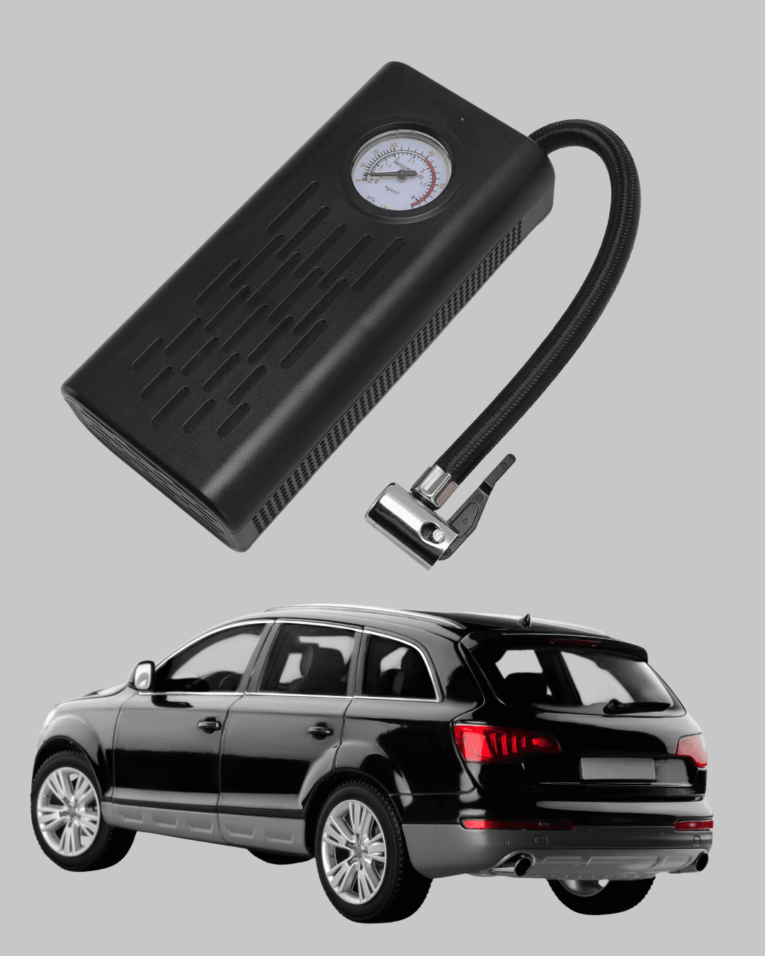 USB Şarjlı Kompakt Elektrikli Hava Kompresörü 3000 mAh 6