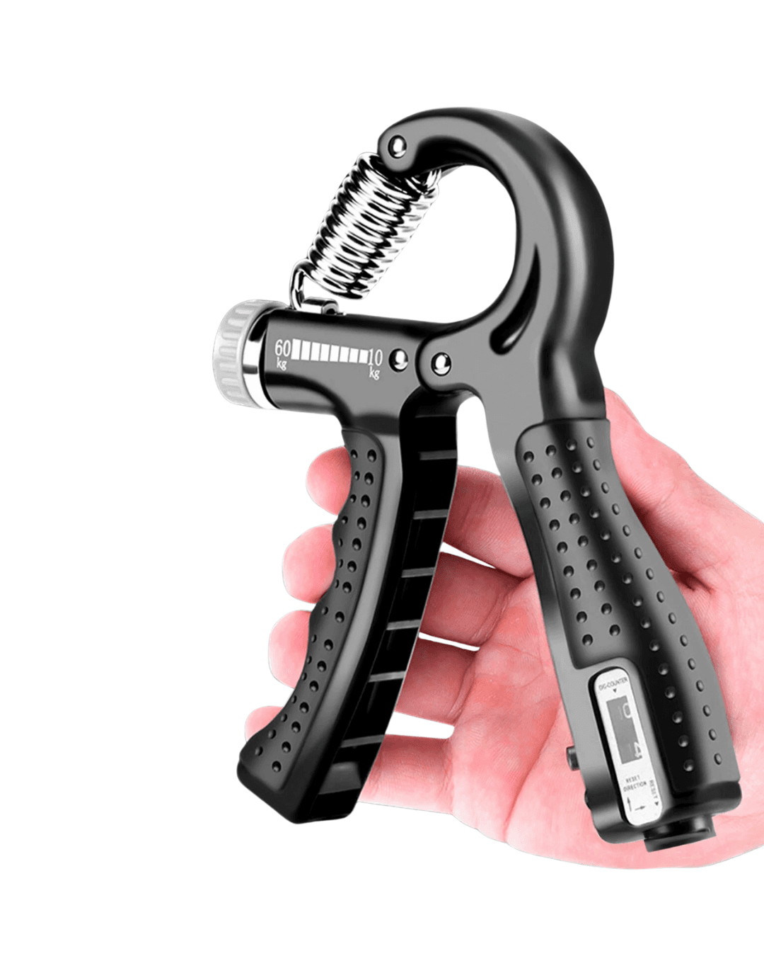 Ayarlanabilir El Yayı Sayaçlı Paslanmaz Çelik 5-60 Kg Direnç El Güçlendirici 6
