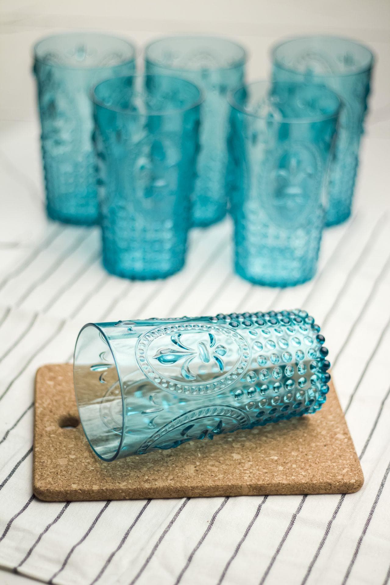 Premium Akrilik 6'lı Uzun Bardak Seti - 750 ml Büyük Boy, Kırılmaz Su ve Meşrubat Bardağı