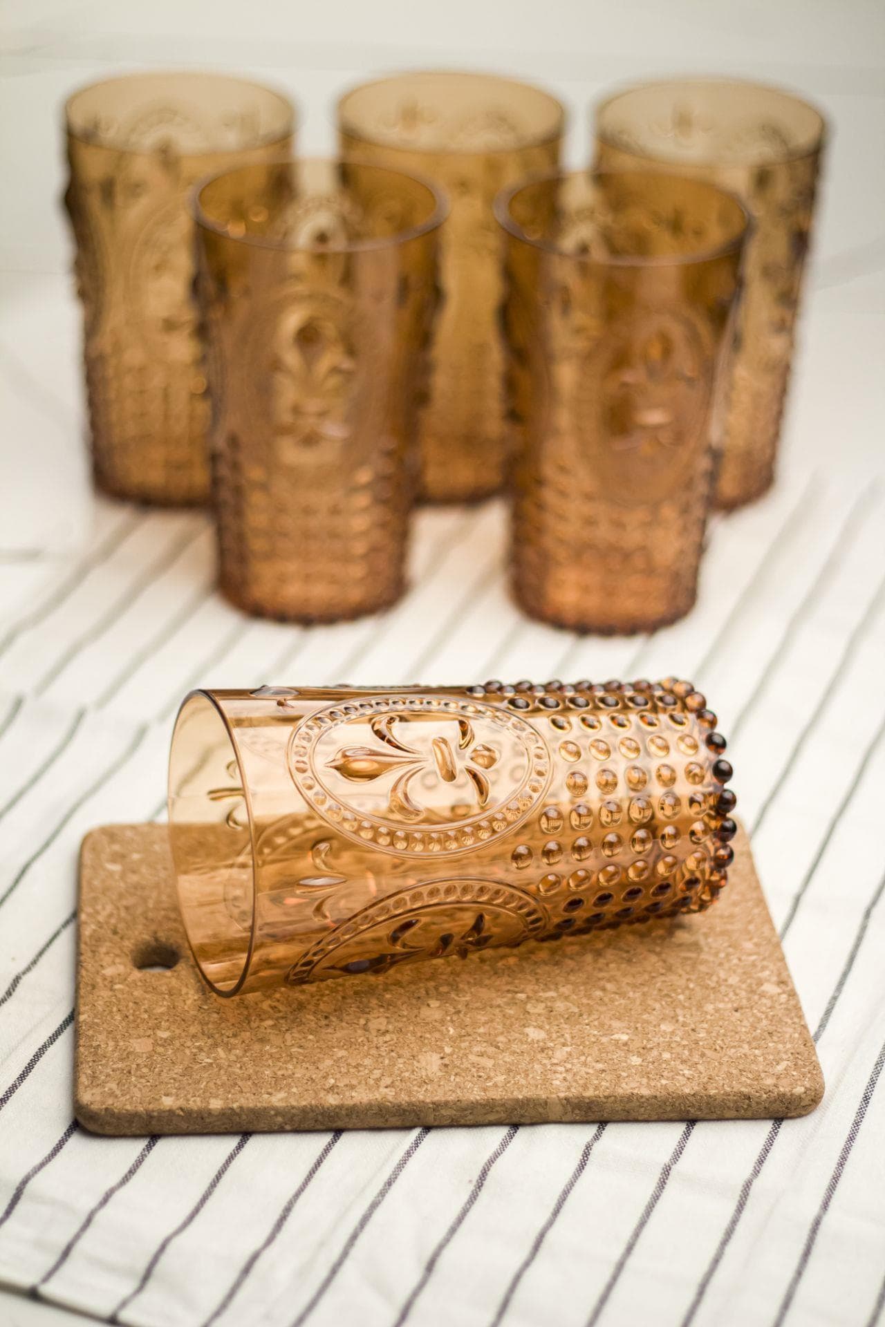 Premium Akrilik 6'lı Uzun Bardağı Seti 750 ml - Kırılmaz, Bulaşık Makinesinde Yıkanabilir