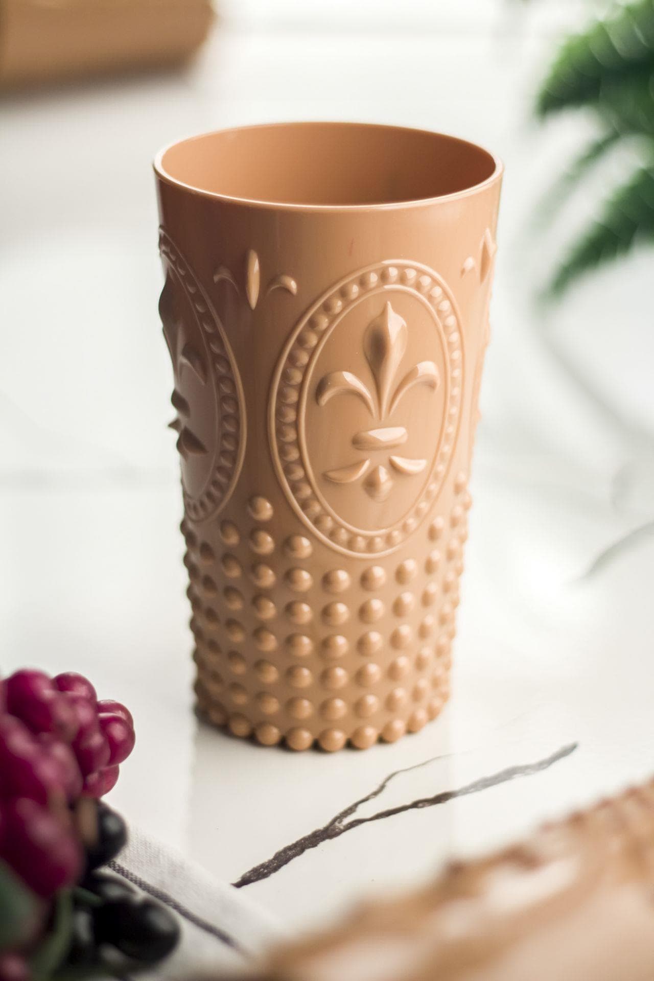 Premium Akrilik Tekli Uzun Bardak - 750 ml Büyük Boy, Kırılmaz Su ve Meşrubat Bardağı