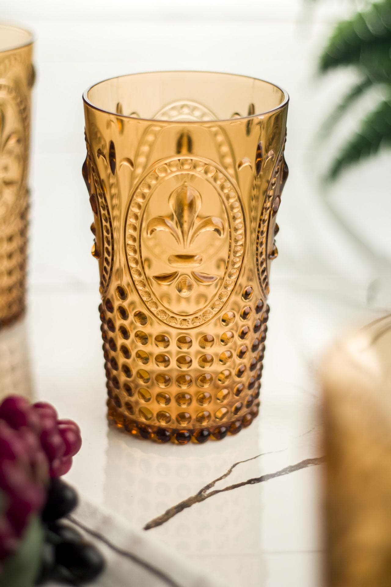 Premium Akrilik Uzun Buzlu Çay Bardağı 750 ml - Kırılmaz, Büyük Boy, Bulaşık Makinesinde Yıkanabilir