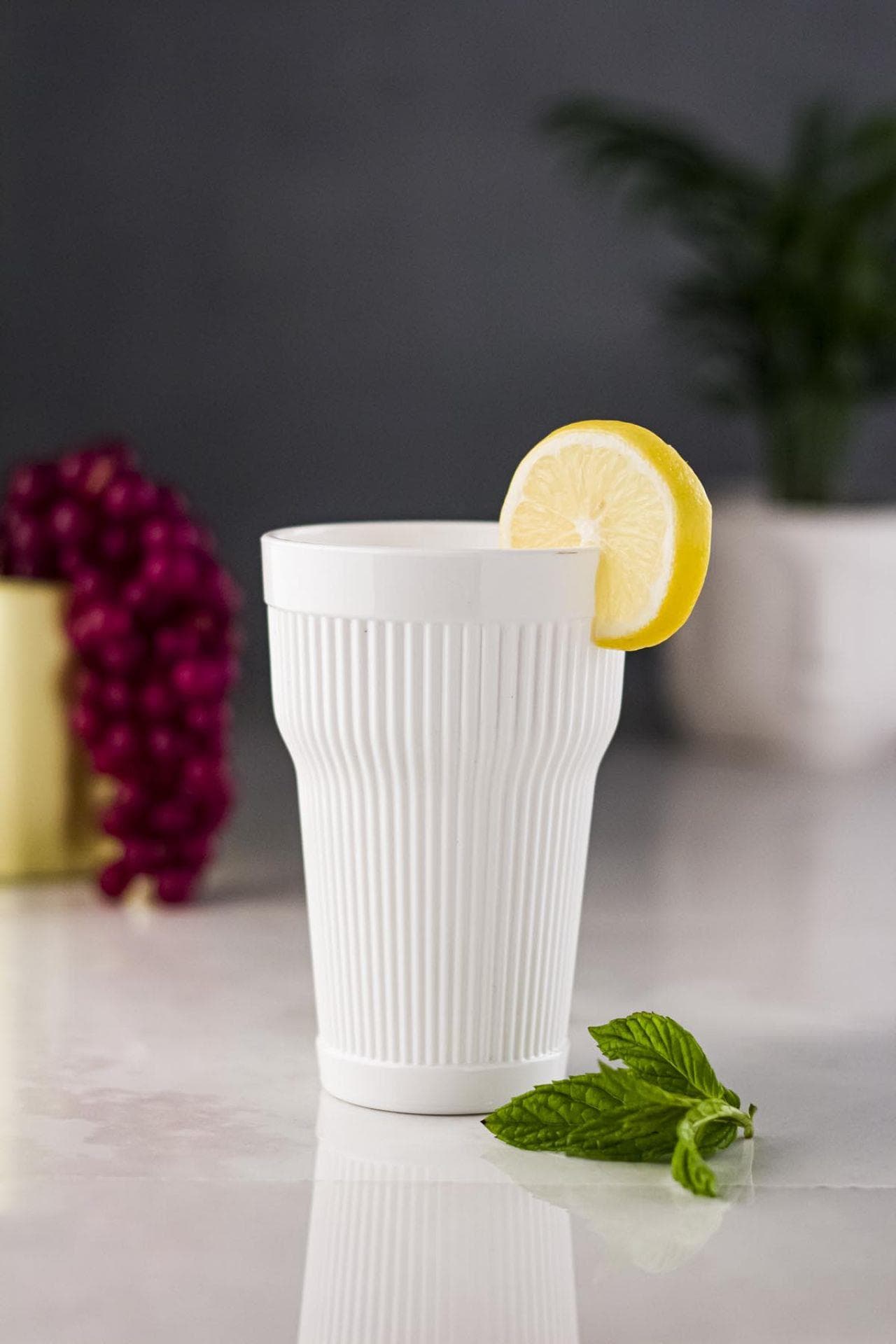 Premium Akrilik Uzun Bardağı 400 ml - Kırılmaz, Bulaşık Makinesinde Yıkanabilir Su & Meşrubat Bardağı