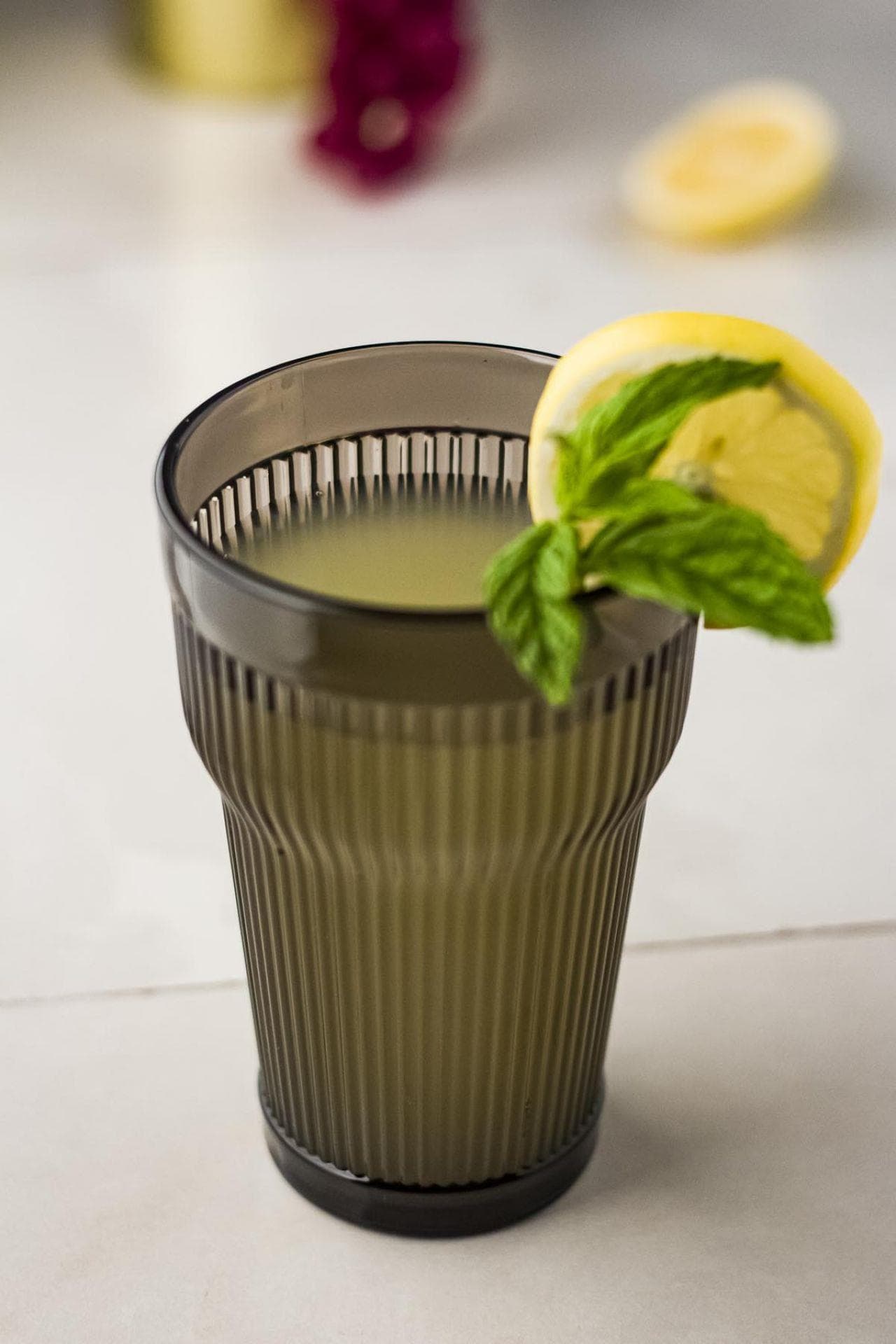 Premium Akrilik 6'lı Füme Uzun Bardak Seti - 400 ml Kırılmaz Su ve Meşrubat Bardağı