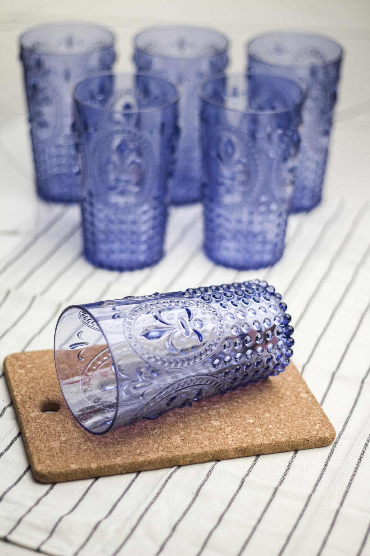 Premium Akrilik 6'lı Uzun Bardak Seti - 750 ml Büyük Boy, Kırılmaz Su ve Meşrubat Bardağı