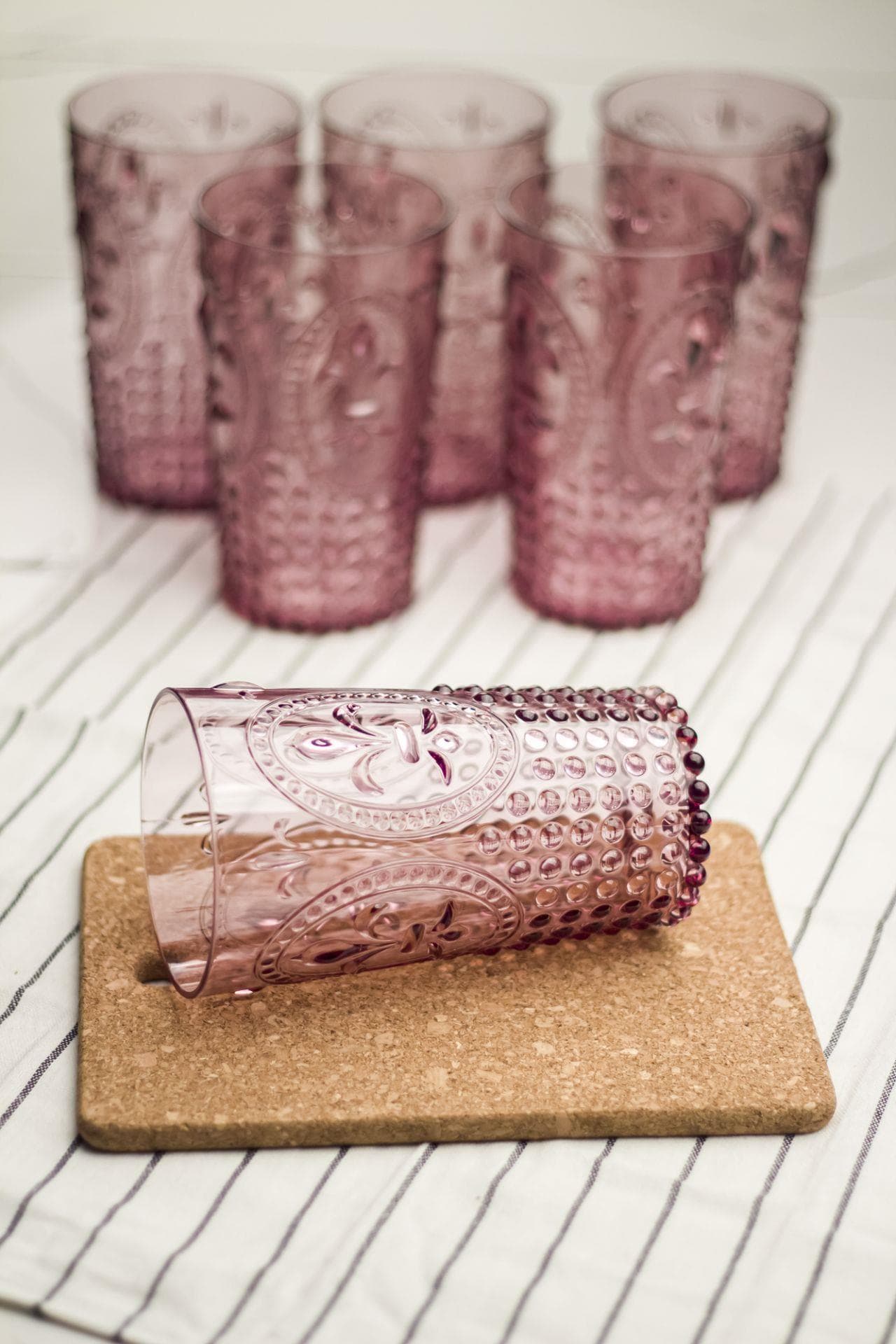 Premium Akrilik 6'lı Uzun Bardak Seti - 750 ml Büyük Boy, Kırılmaz Su ve Meşrubat Bardağı