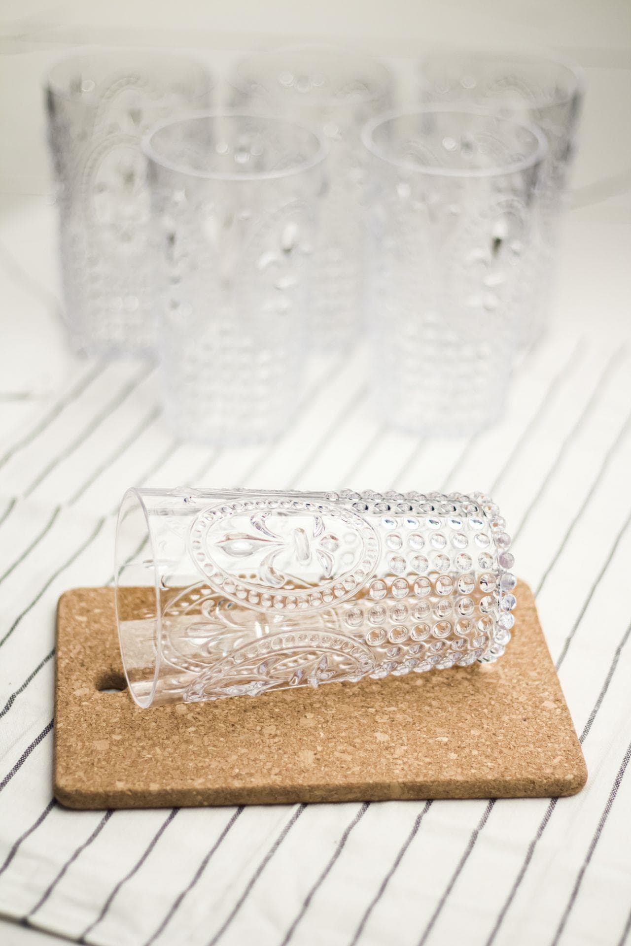 Premium Akrilik 6'lı Uzun Bardak Seti - 750 ml Kırılmaz Su ve Meşrubat Bardağı