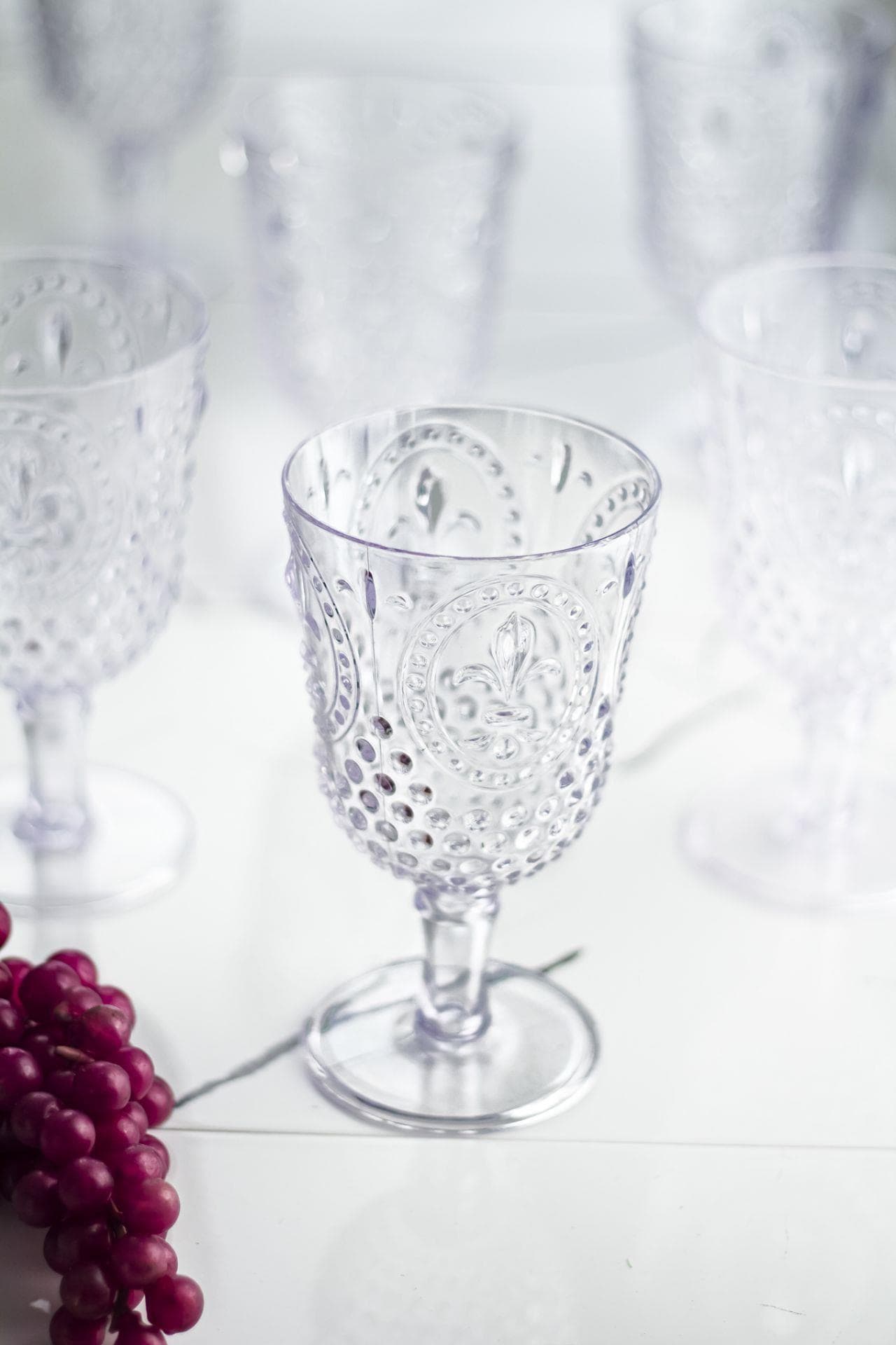 Premium Akrilik Su Bardağı 450 ml - Kırılmaz, Bulaşık Makinesinde Yıkanabilir