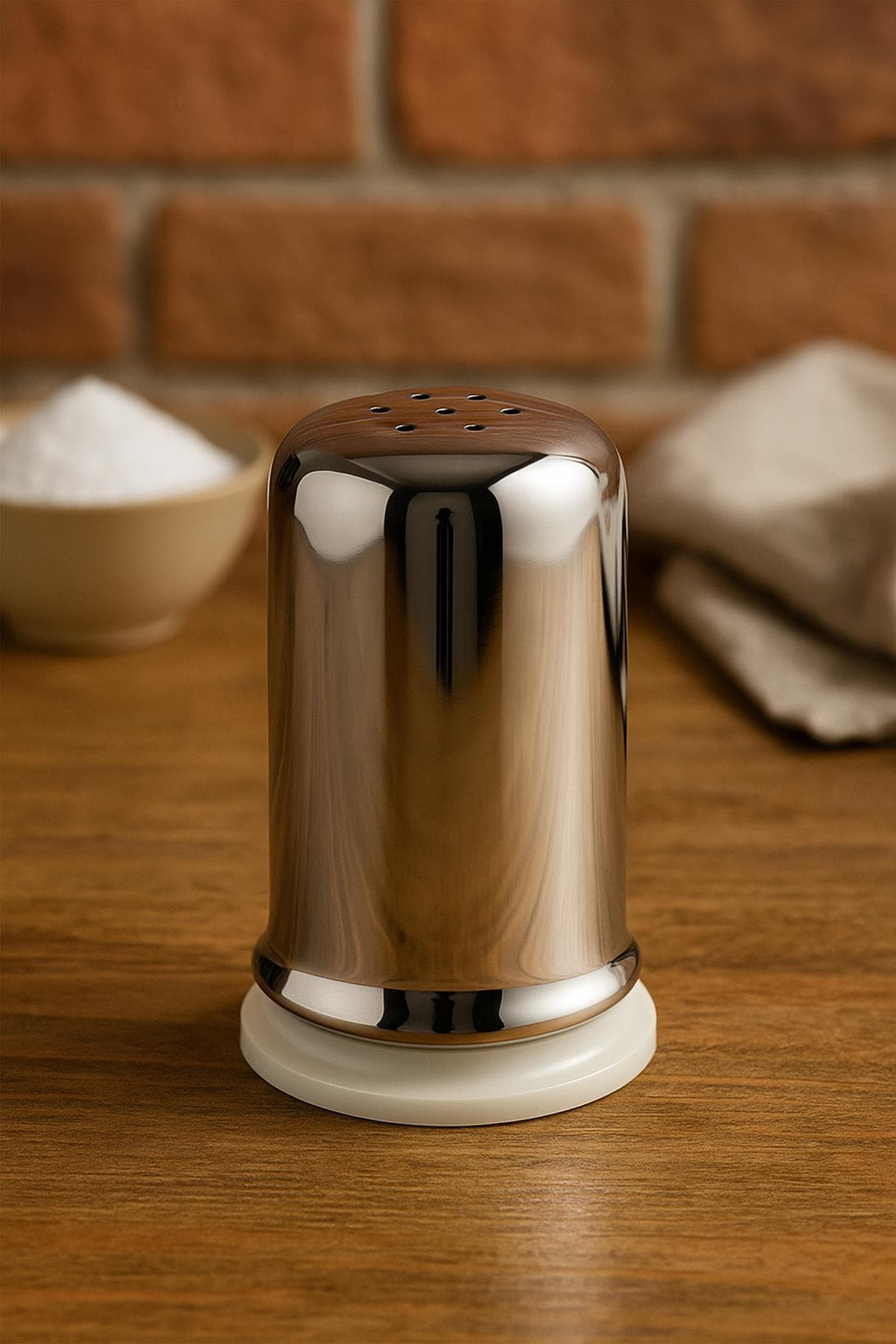 Paslanmaz Çelik Büyük Boy Tuzluk Biberlik 8 cm