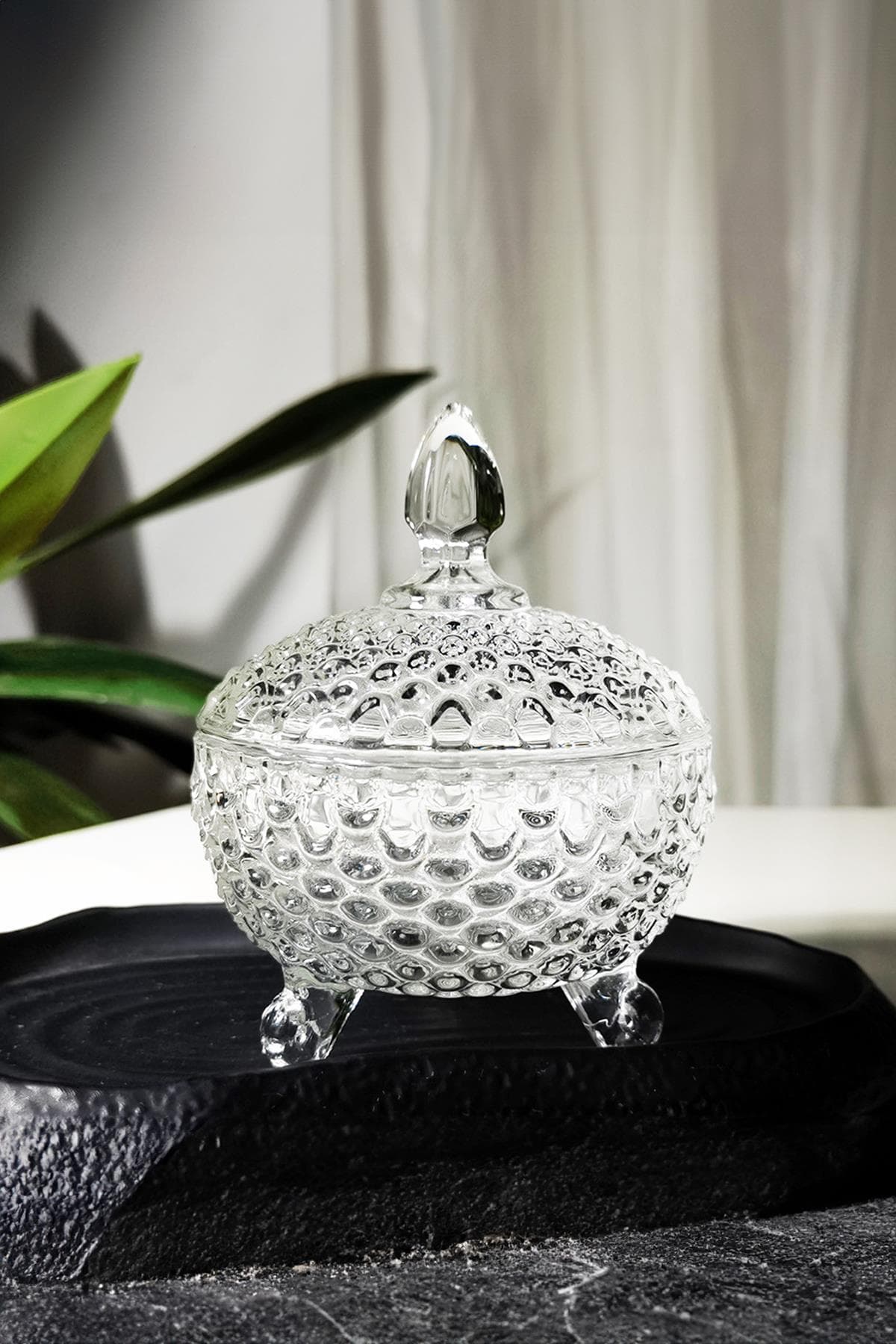 Cam Şekerlik Kapaklı 50 ml