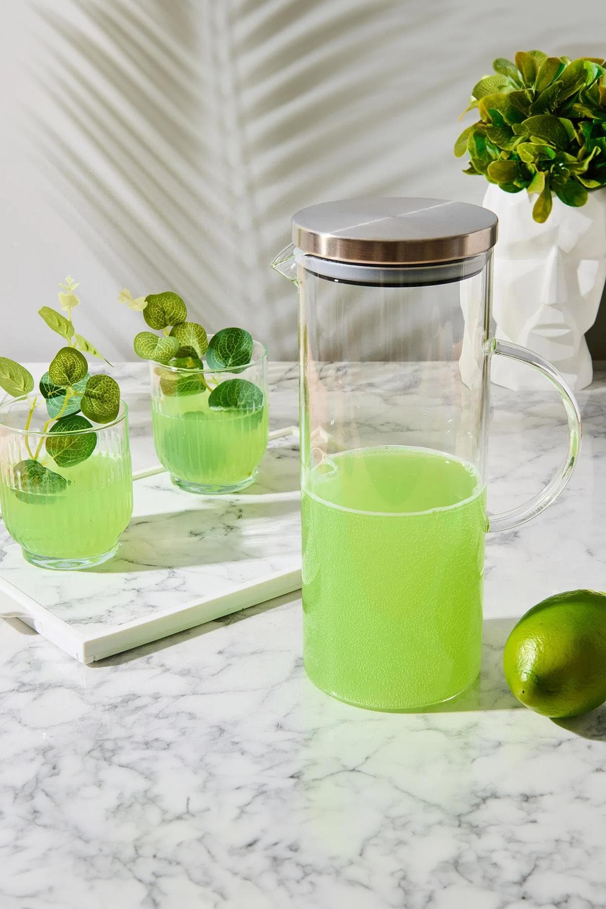 Cam Borosilikat Sürahi Karaf 1,5 Lt