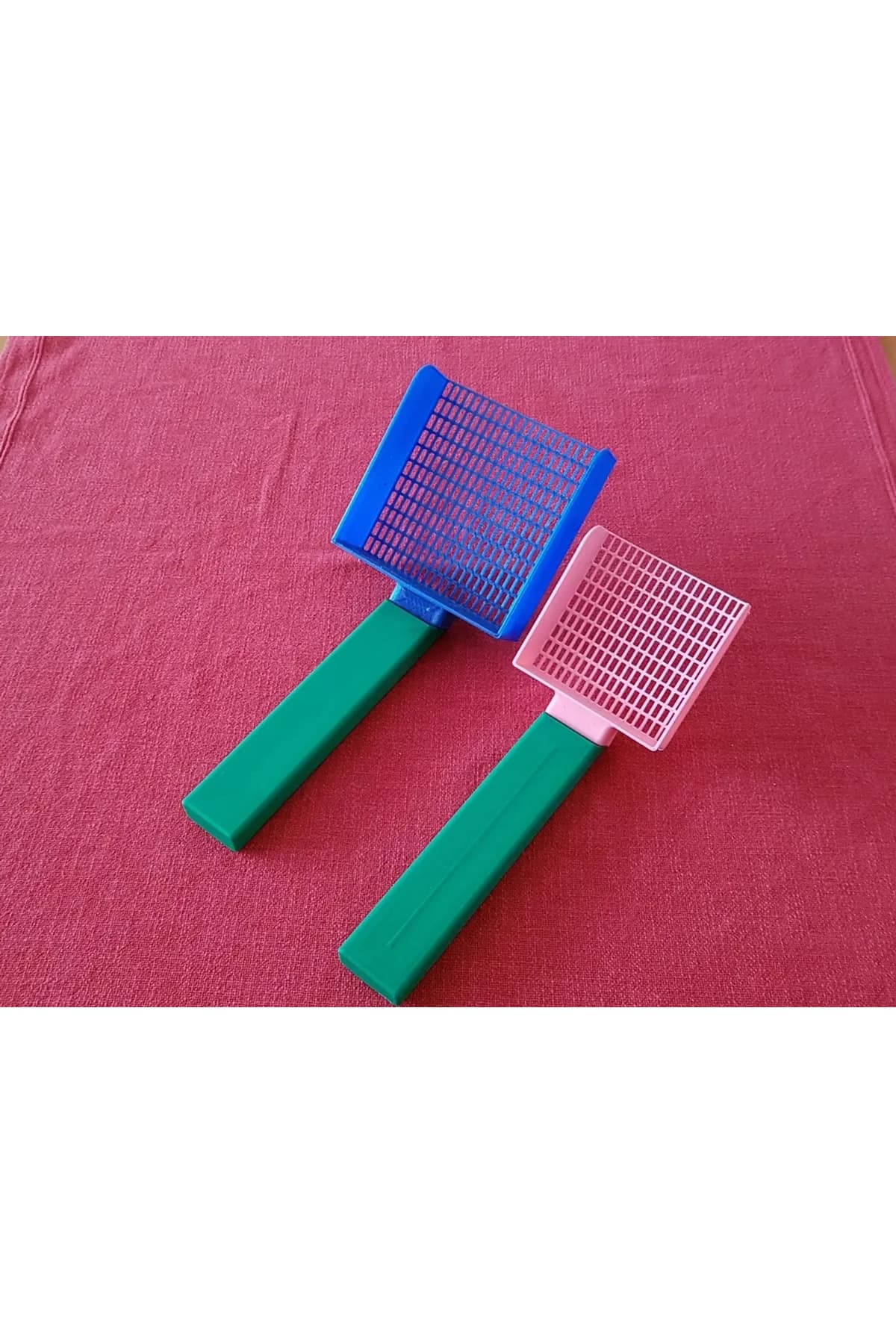 Premium Kedi Kumu Küreği Seti 2'li | Dayanıklı Büyük ve Küçük Boy