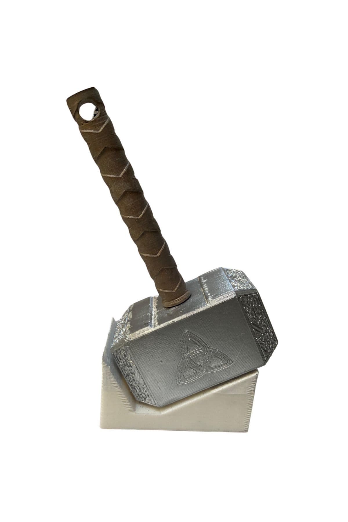 Marvel Thor Mjollnir Çekici ve Standı - Koleksiyonluk Premium Dekoratif Figür