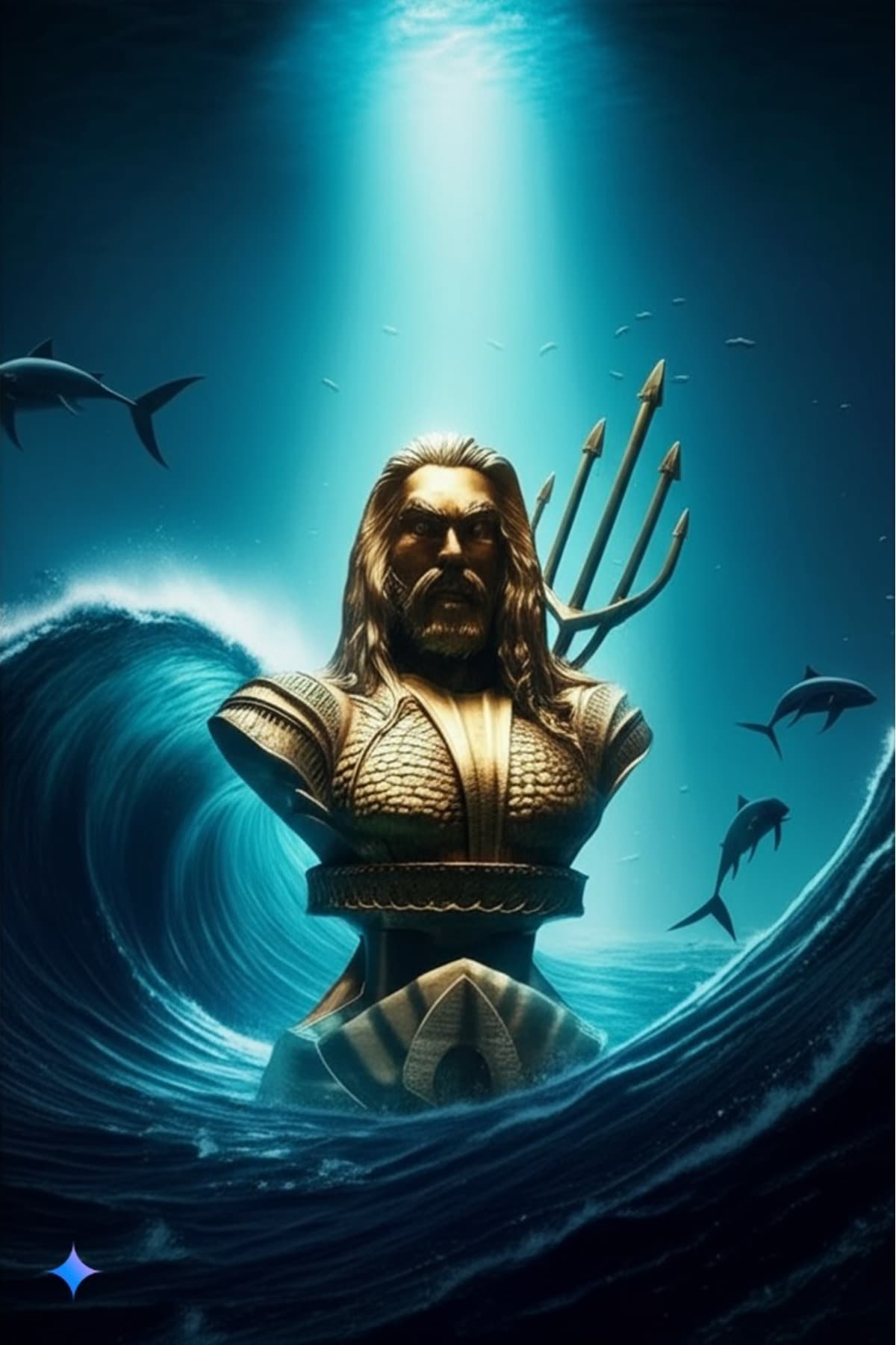 Premium Aquaman Büst Figürü 20 Cm Detaylı Koleksiyonluk Heykel DC Comics