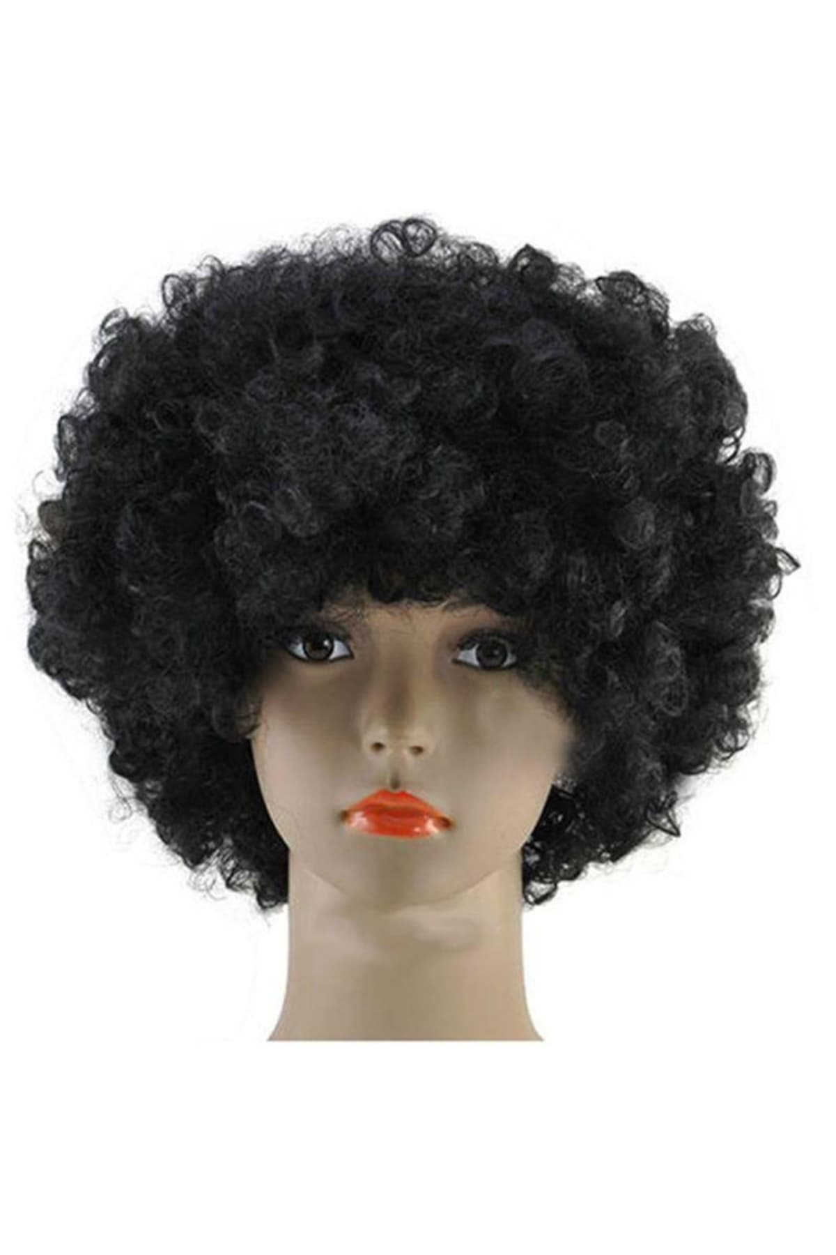 Siyah Bonus Peruk - Parti Kostüm Doğum Günü Yılbaşı Organizasyon Aksesuarı