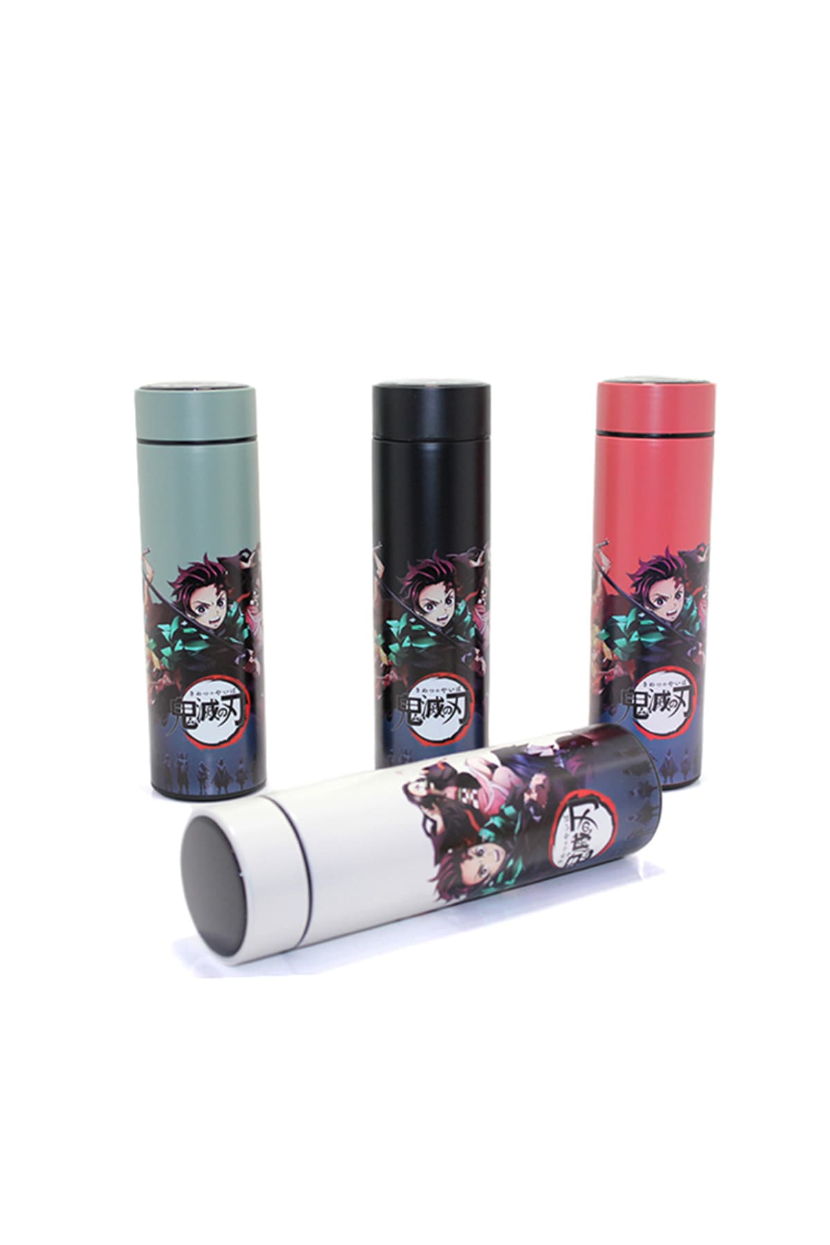 Anime Baskılı Dijital Termos 500 ml - Sıcak Soğuk Paslanmaz Çelik Hediye