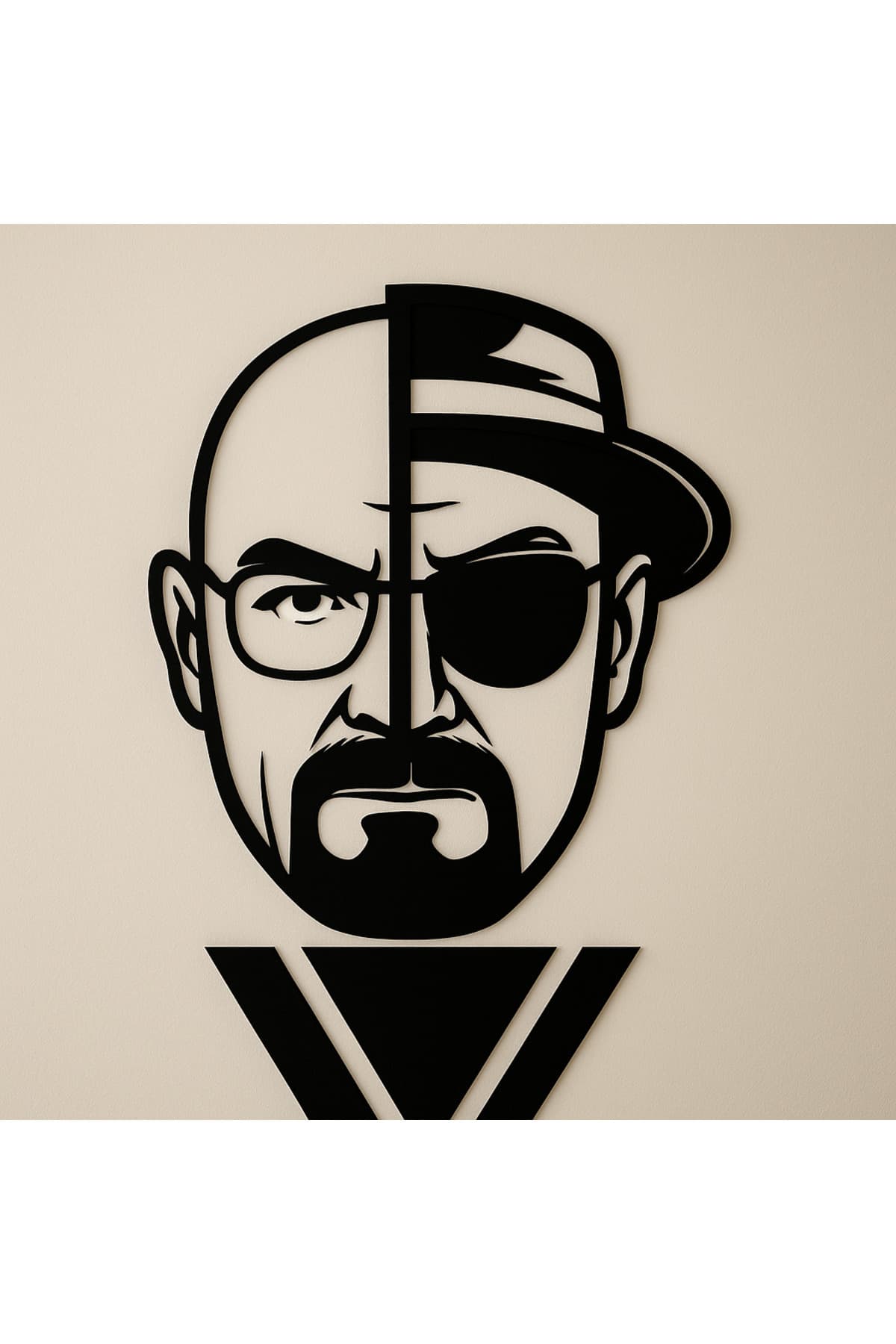 Premium Heisenberg Duvar Tablosu - Breaking Bad Walter White Sanatsal Poster Dekor