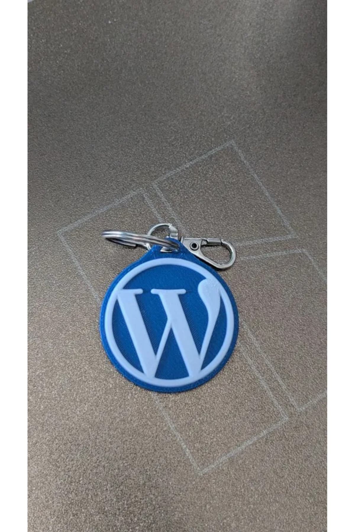 WordPress Logo Premium Anahtarlık - WP Fanları İçin Özel Hobi Koleksiyon Hediyesi