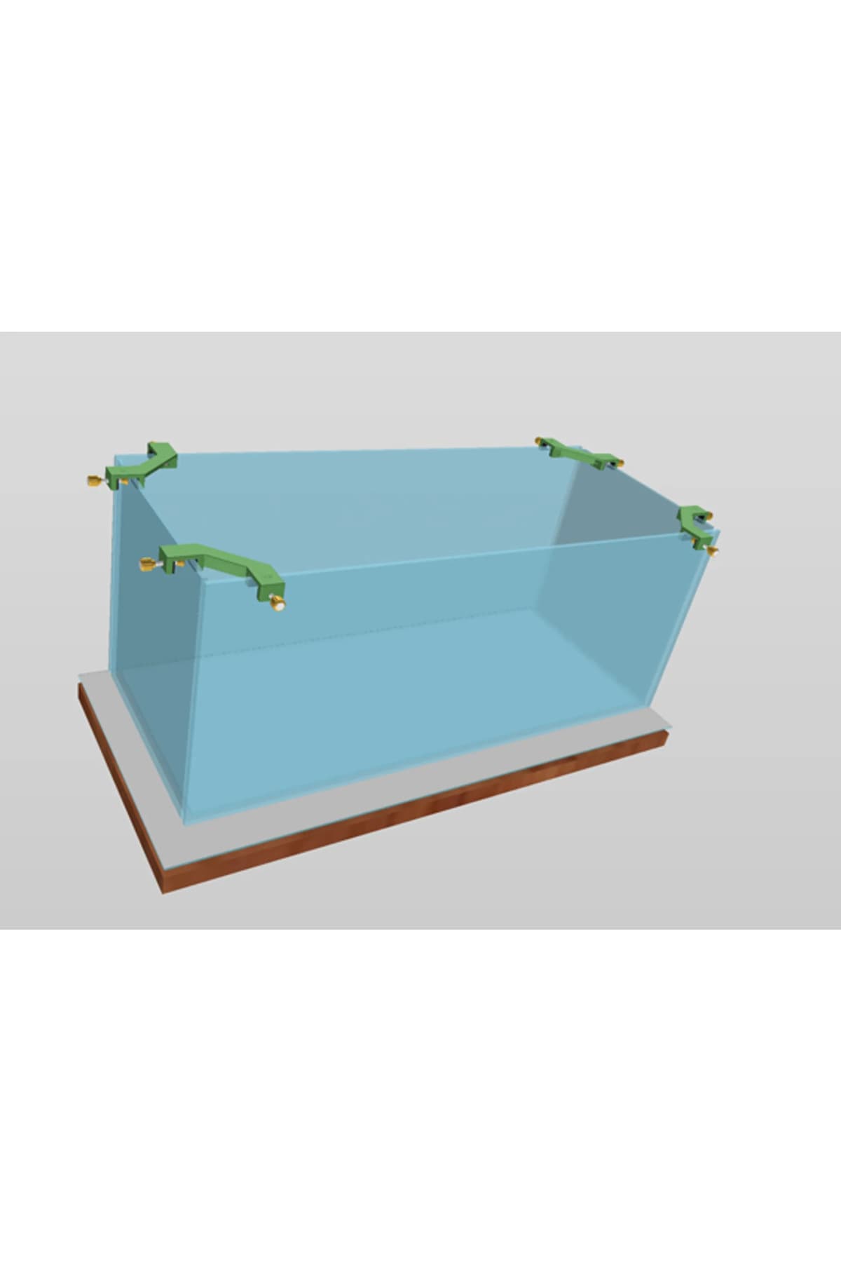 Premium Akvaryum ve Mobilya Sabitleyici Seti - Dayanıklı Metal Gövde ve Kauçuk Takoz