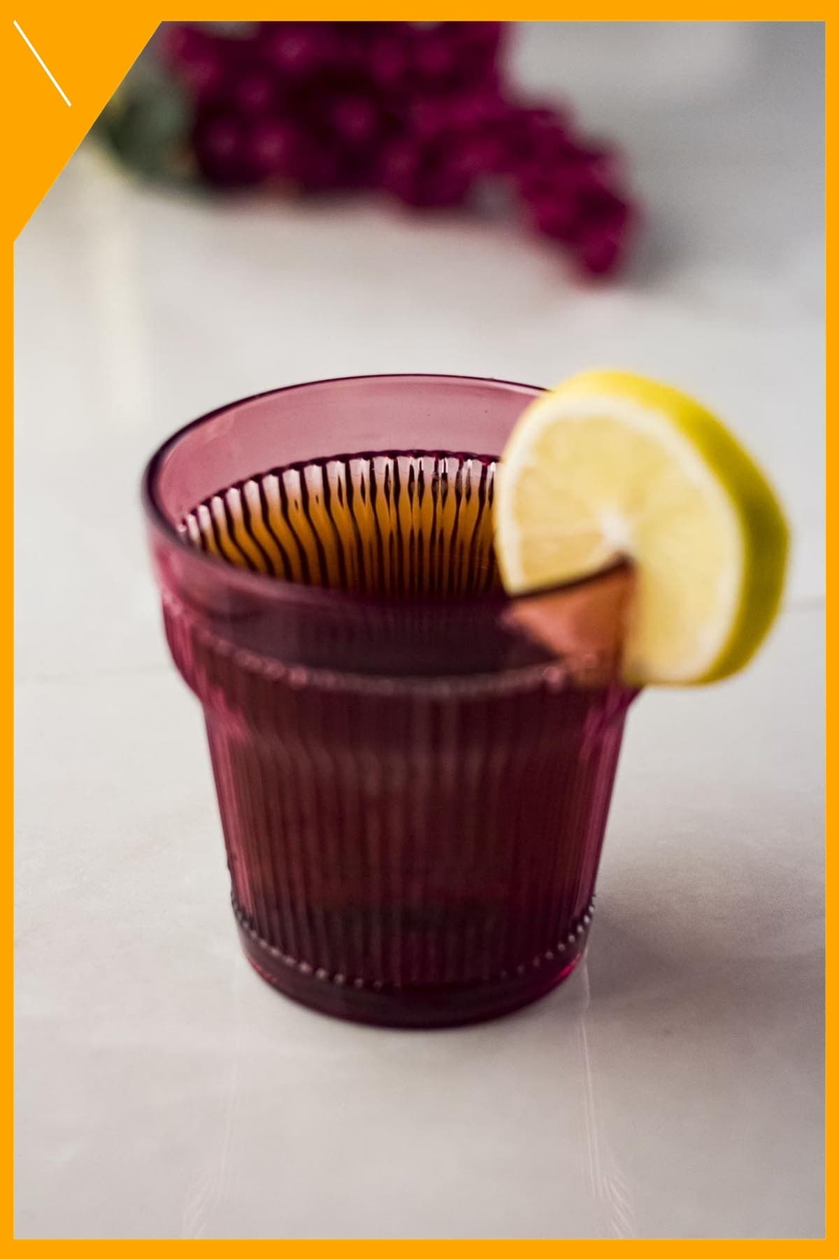 Mürdüm Rengi Kırılmaz Akrilik 6'lı Bardak Seti 300 ml