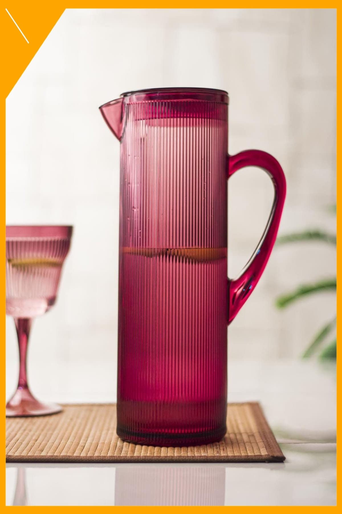 1.5 Lt Mürdüm Akrilik Sürahi - Kırılmaz ve BPA Özgür