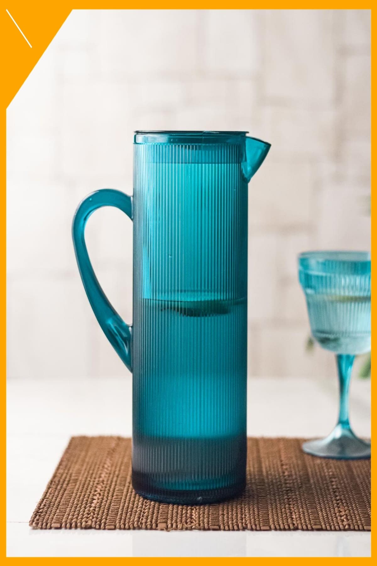 Aquamarin Akrilik 1.5 Lt Kırılmaz Sürahi