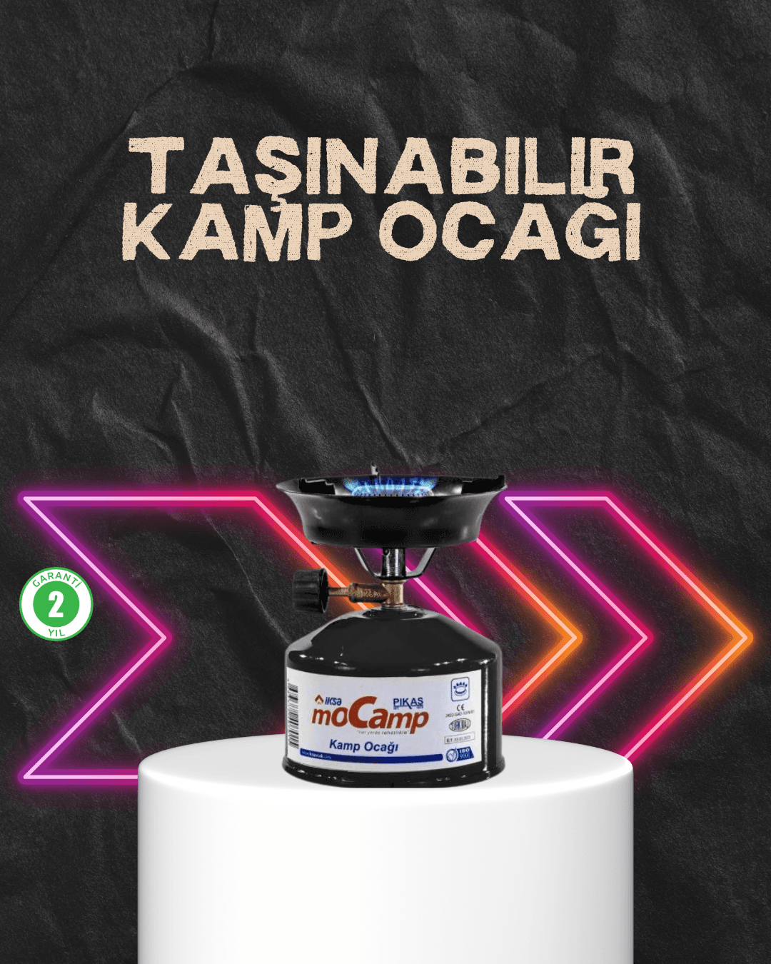 Doğa, Piknik ve Acil Durum İçin Kamp Ocağı Seti